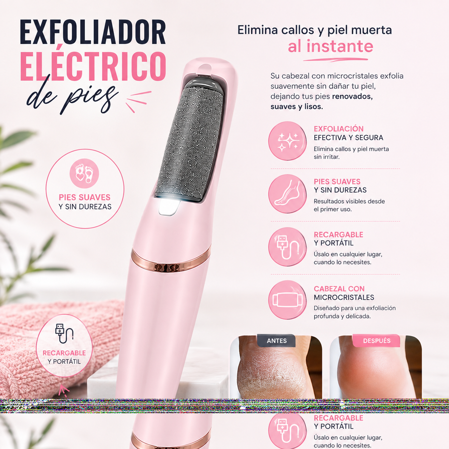 Exfoliadora Eléctrica para Pies | Velira ®