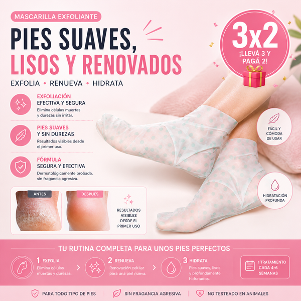 Mascarilla para Pies 3x2 | Velira ®